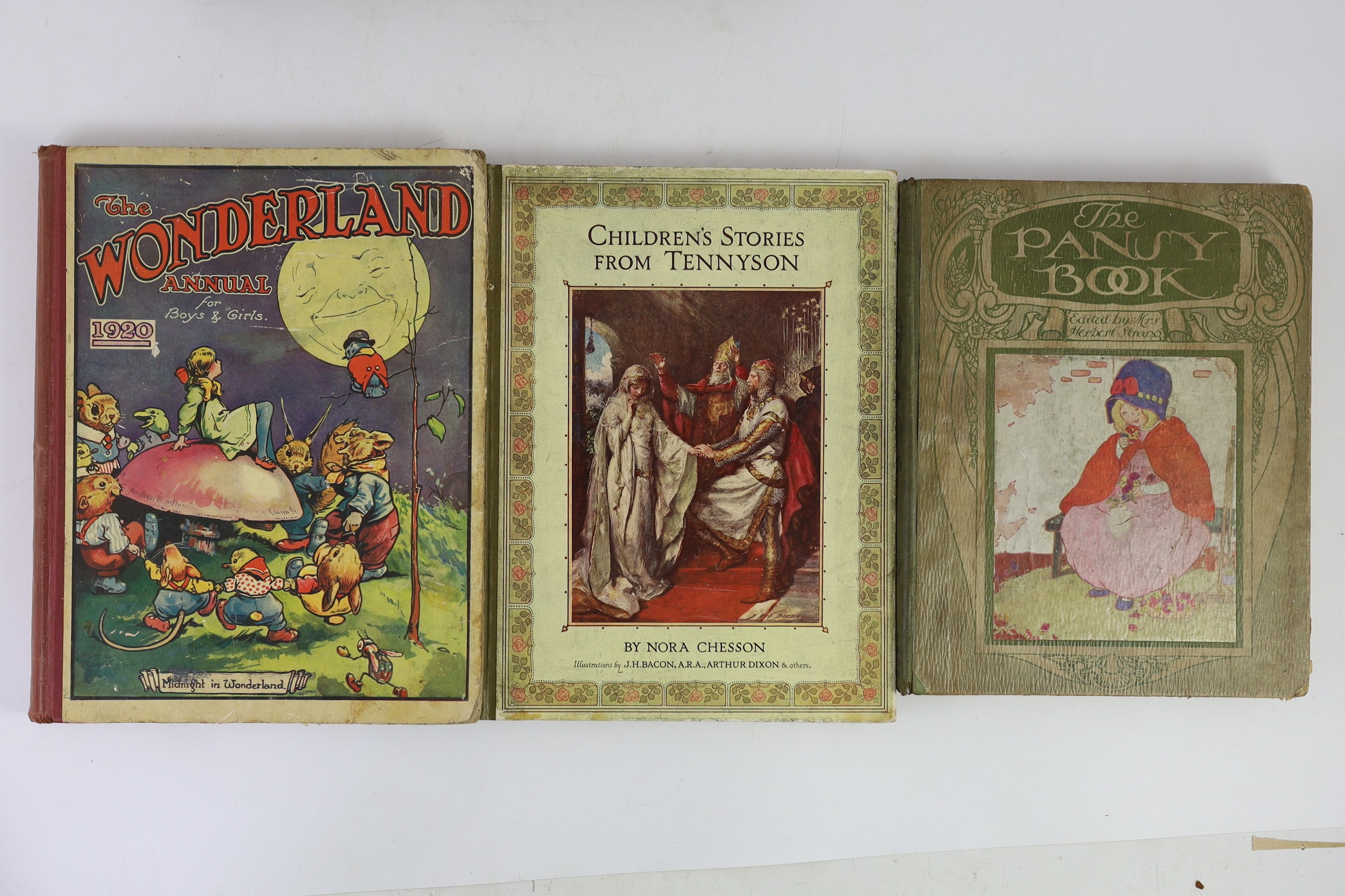 Nine early 20th century Children’s works - Caldecott, Randolph - The Complete Collection of Pictures and Songs, 4to, cloth, Frederick Warne and Co., circa 1920; and 8 others, including, Blackies Children’s Annual, 1912 a